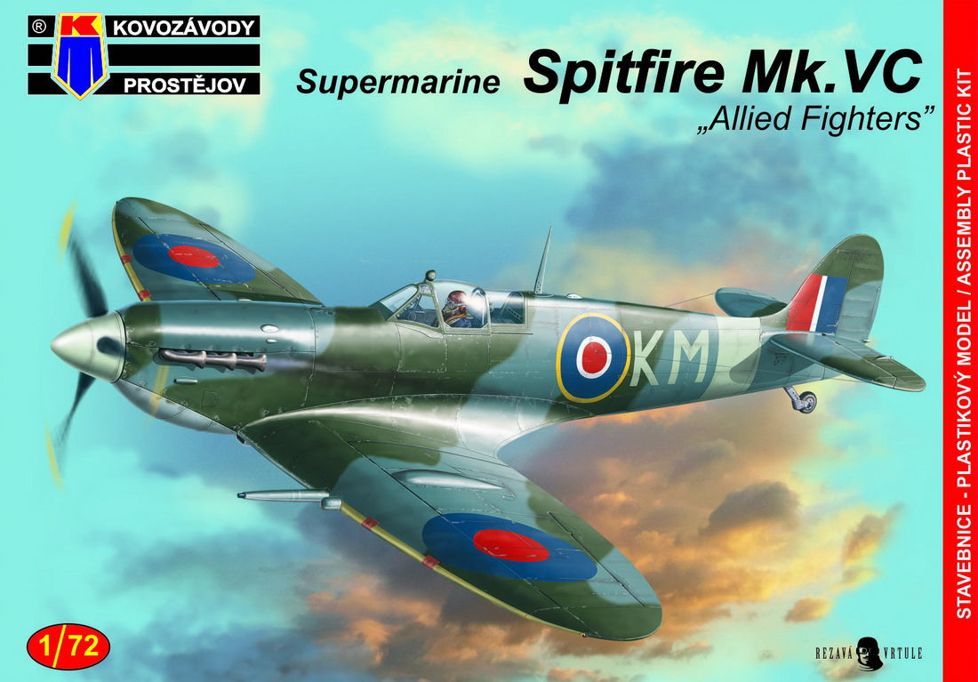 Kovozavody Prostejov KPM72124 1:72 Spitfire Mk.VC "Allied Fighter Aces"