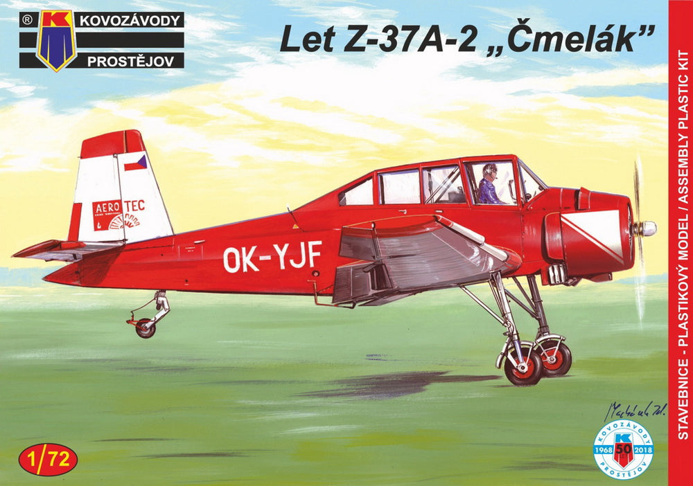 Kovozavody Prostejov KPM72129 1:72 Let Z-37A-2 Cmelak "Two-seater"