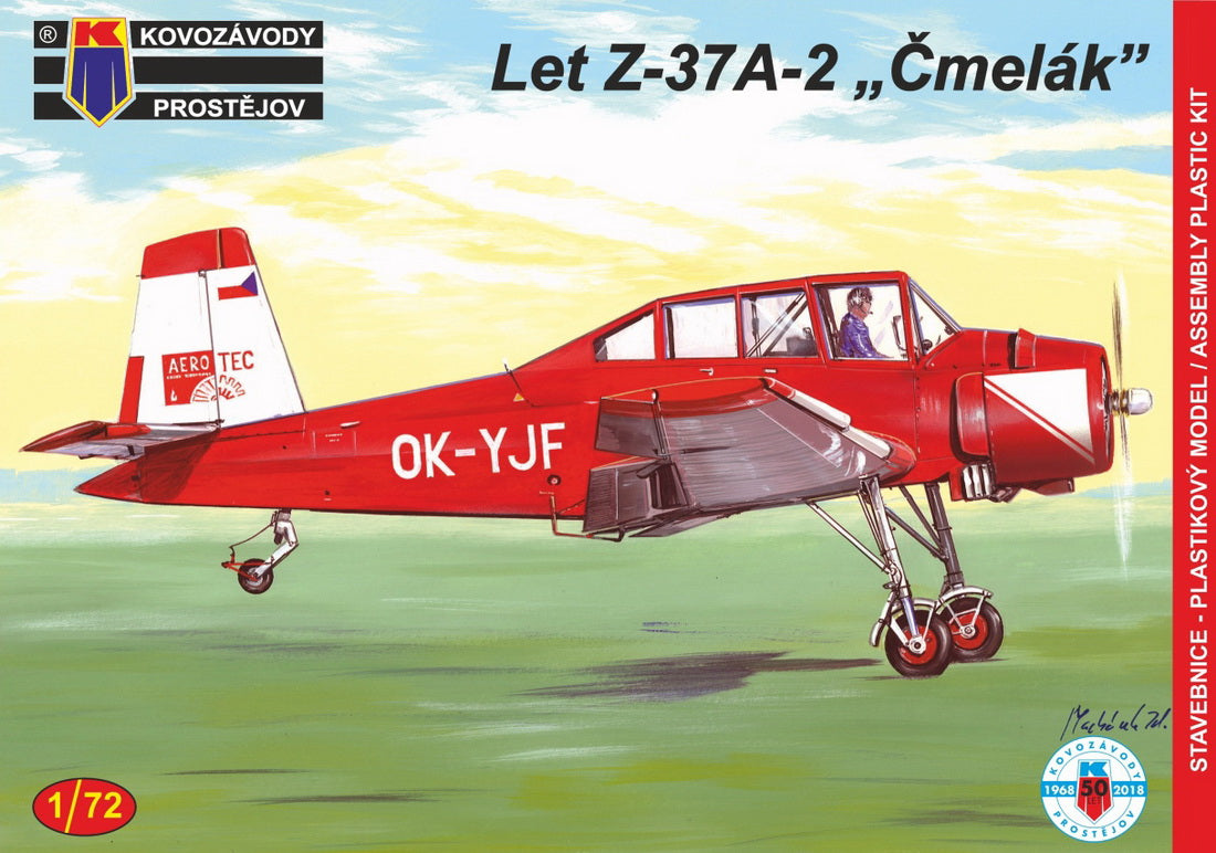 Kovozavody Prostejov KPM72129 1:72 Let Z-37A-2 Cmelak "Two-seater"