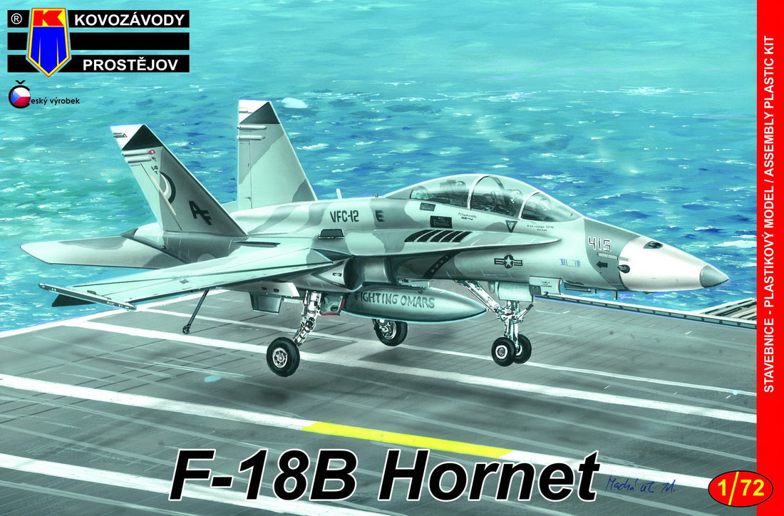 KP KPM72164 McDonnell-Douglas F-18B Hornet Low-Vis 1:72