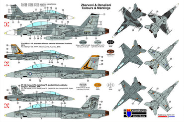 KP KPM72164 McDonnell-Douglas F-18B Hornet Low-Vis 1:72