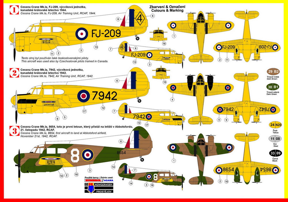 Kovozavody Prostejov KPM72169 1:72 Cessna Crane Mk.IA new mould