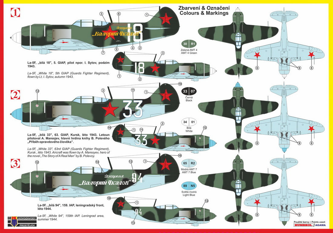 Kovozavody Prostejov KPM72174 1:72 Lavochkin La-5F "Early"