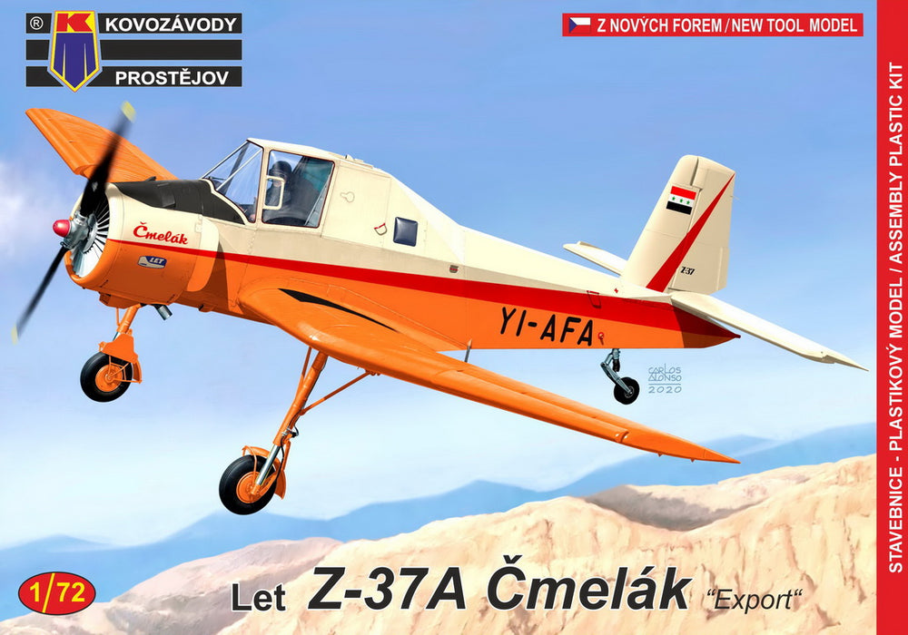 Kovozavody Prostejov KPM72204 1:72 Let Z-37A Cmelak "Export"