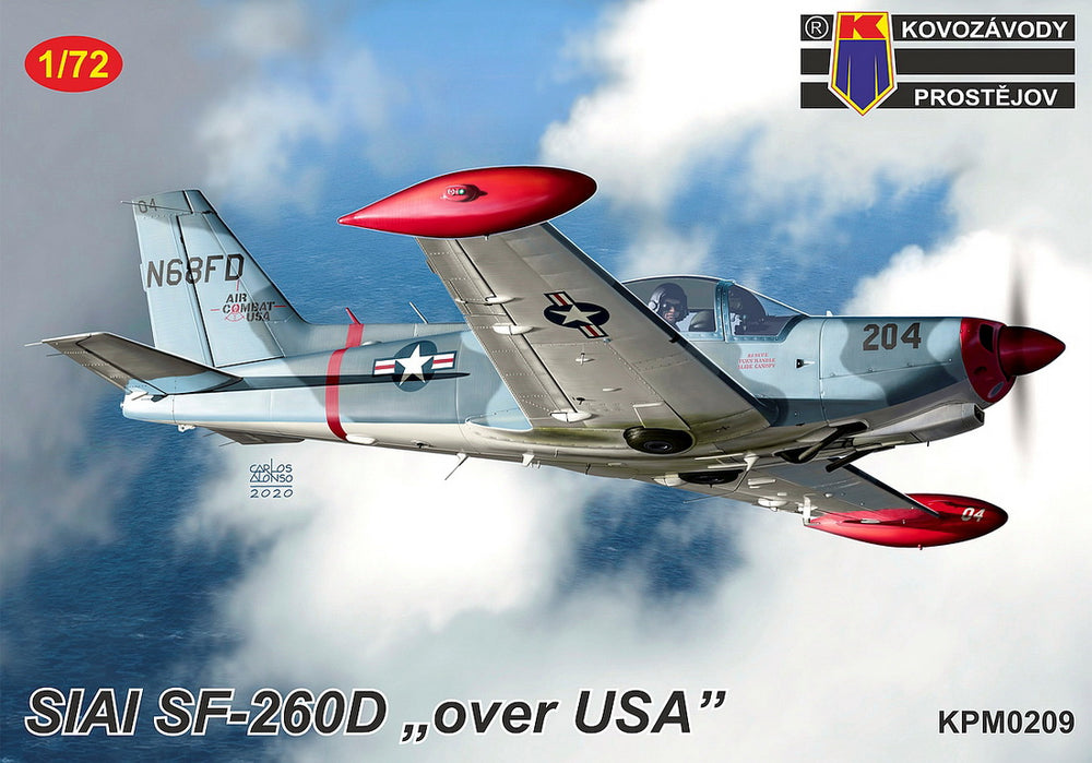 Kovozavody Prostejov KPM72209 1:72 SIAI SF-260D "Over USA"