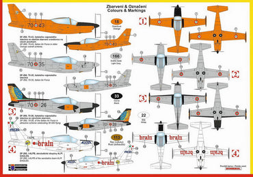 Kovozavody Prostejov KPM72211 1:72 SIAI SF-260W/N "In Italian Service"