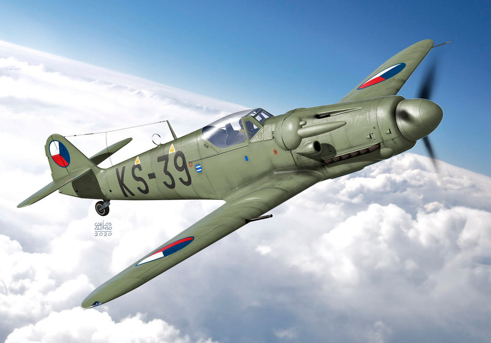 Kovozavody Prostejov KPM72218 1:72 Avia S-199 with wing-mounted MG 17 MG new