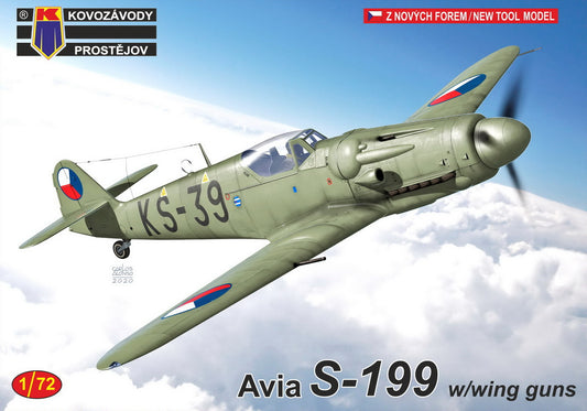 Kovozavody Prostejov KPM72218 1:72 Avia S-199 with wing-mounted MG 17 MG new