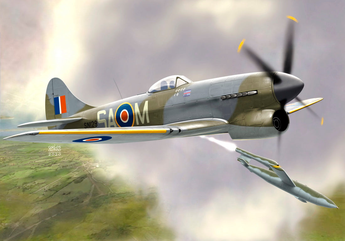 Kovozavody Prostejov KPM72222 1:72 Hawker Tempest Mk.V "No.486