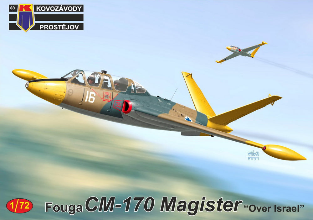 Kovozavody Prostejov KPM72243 1:72 Fouga CM.170 Magister Over Israel x 3 schemes