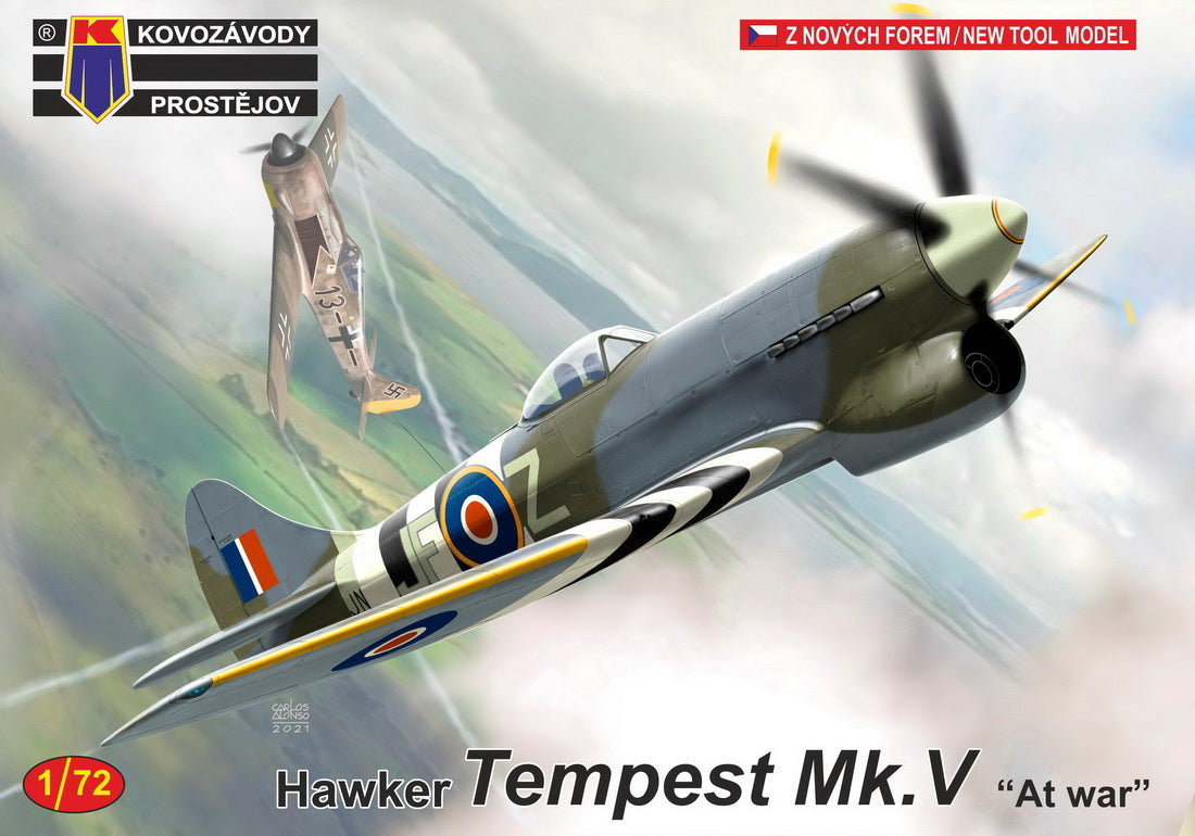 Kovozavody Prostejov KPM72252 1:72 Hawker Tempest Mk.V 'At war'