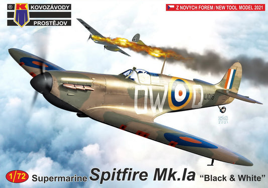 KP KPM72263 Spitfire Mk.IA Black & White Scheme 1:72
