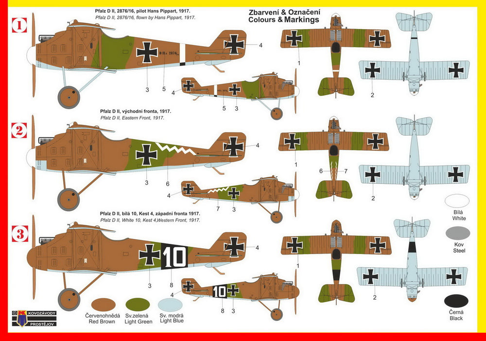 Kovozavody Prostejov KPM72272 1:72 Pfalz D.II-