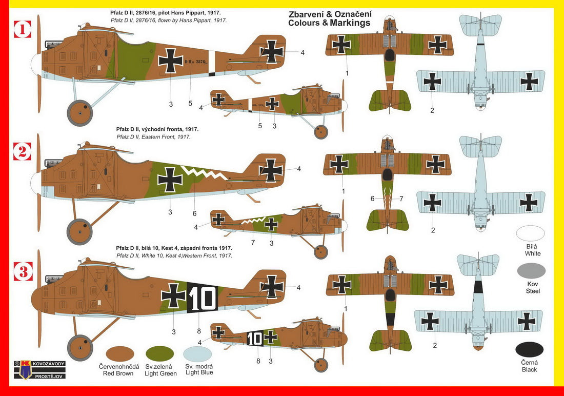 Kovozavody Prostejov KPM72272 1:72 Pfalz D.II-