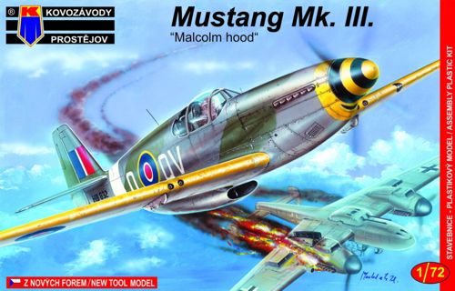 Kovozavody Prostejov KPM7232 1:72 Mustang Mk.III 'Malcolm hood', RAF