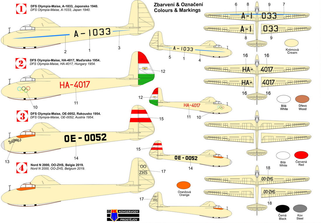 Kovozavody Prostejov KPM72355 1:72 DFS Olympia 'Silence in the sky'
