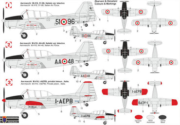 Kovozavody Prostejov KPM72374 1:72 Aermacchi M.416