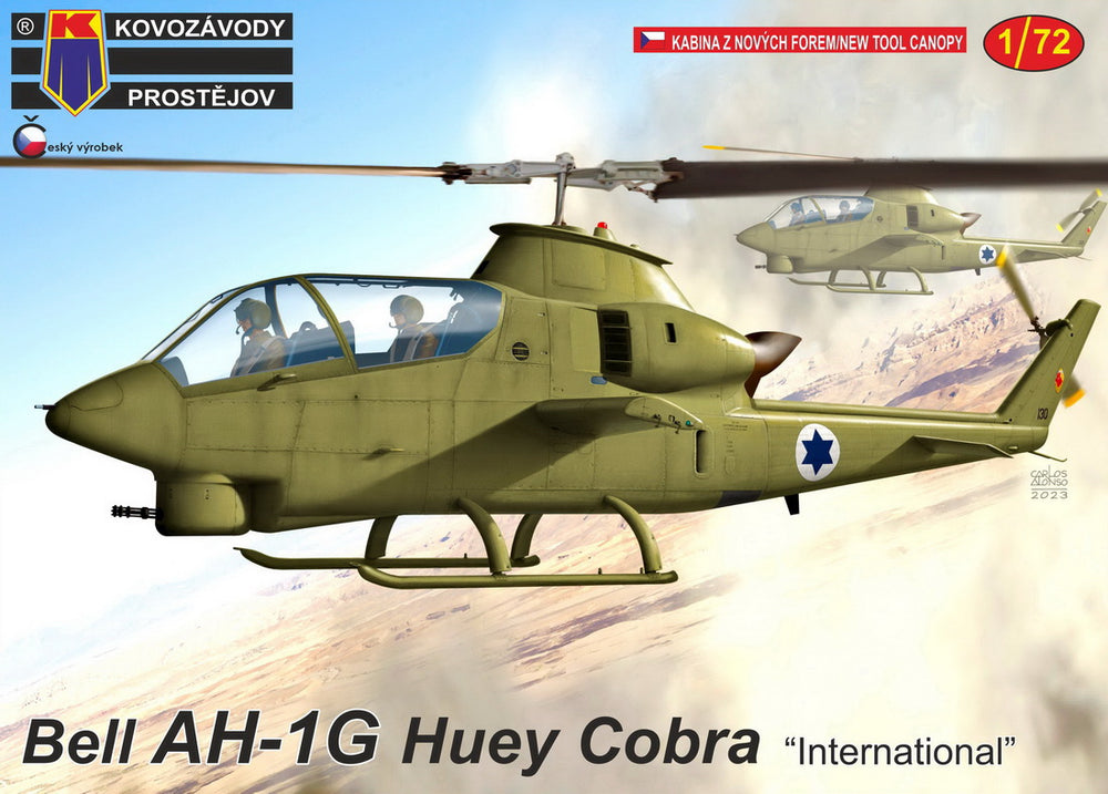 KP KPM72380 Bell AH-1G Huey Cobra International New Canopy 1:72