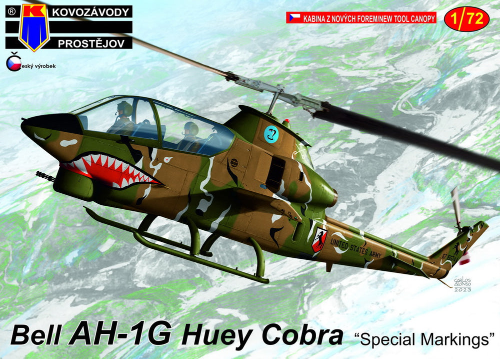 KP KPM72381 Bell AH-1G Huey Cobra Special Markings New Canopy 1:72