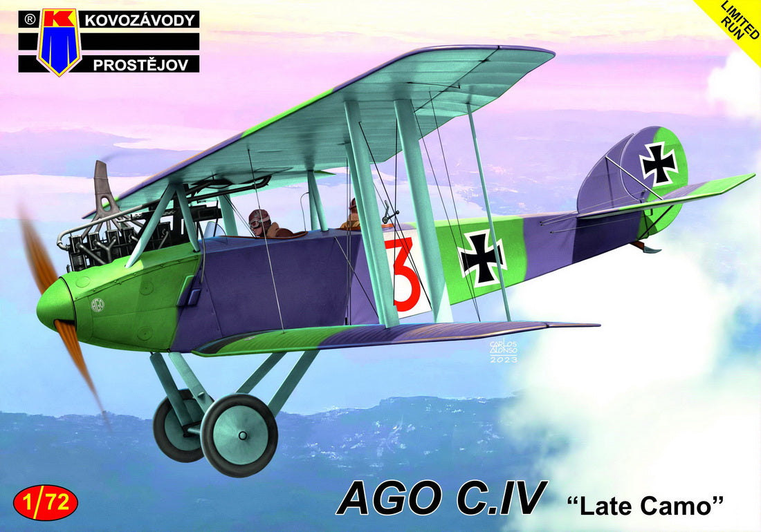 Kovozavody Prostejov KPM72395 1:72 AGO C.IV 'Late Camouflage' new mould