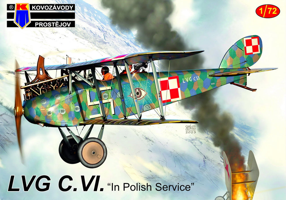 Kovozavody Prostejov KPM72400 1:72 LVG C.VI In Polish Service re-box, new decals