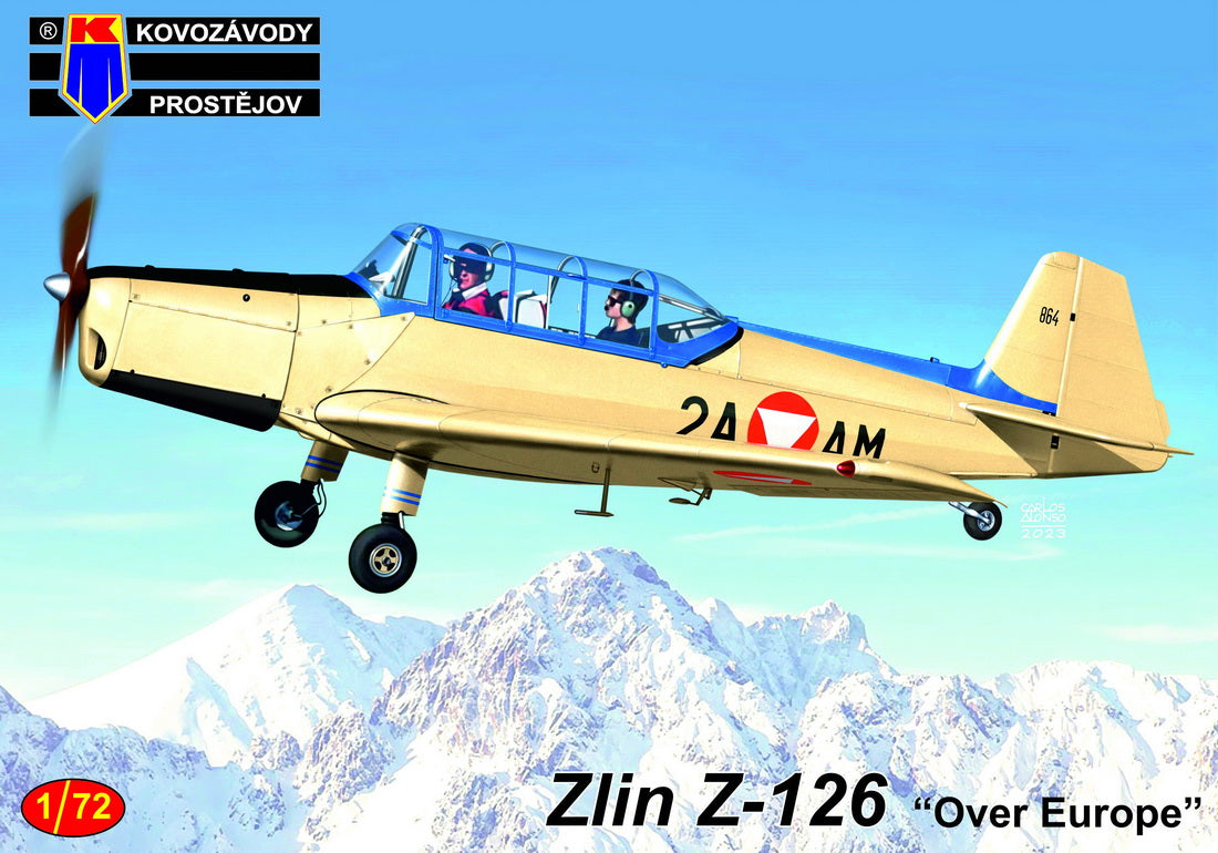 KP KPM72408 Zlin Z-126 Over Europe New Decals 1:72