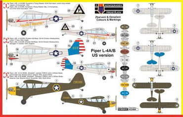 Kovozavody Prostejov KPM7240 1:72 Piper L-4A/B USAAF