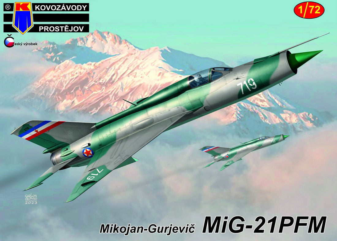KP KPM72410 MiG-21PFM Russia Czech Yugoslavia Bulgaria Decals 1:72