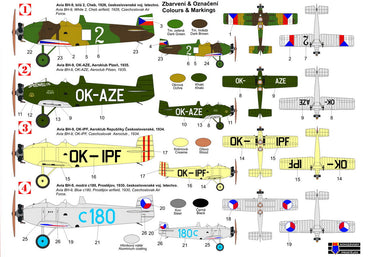 Kovozavody Prostejov KPM72414 1:72 Avia BH-9 'Boska' re-box, new decals