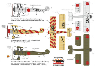 Kovozavody Prostejov KPM72461 1:72 Avro 504K 'Japanese users'