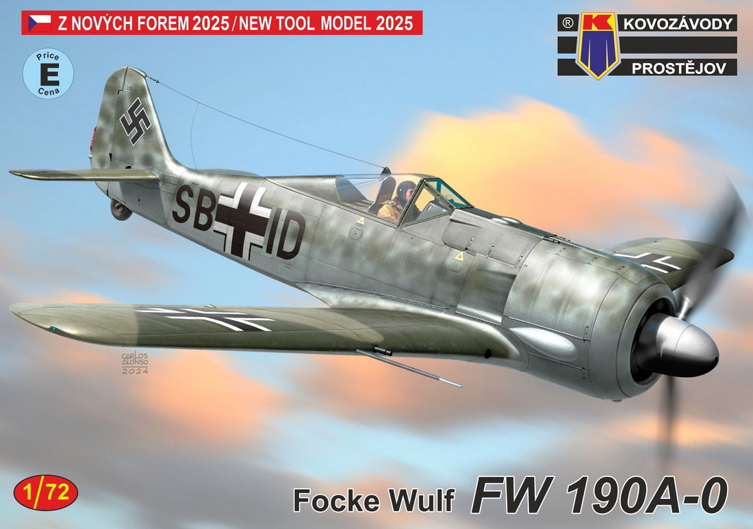 Kovozavody Prostejov KPM72489 1:72 Focke-Wulf Fw-190A-0 new mould