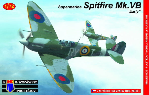 Kovozavody Prostejov KPM7258 1:72 Spitfire Mk.VB "Early" Czechoslovak Sq