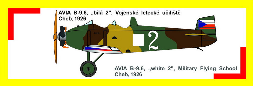 KP KPM7276 Avia B-9 Military Czechoslovak Trainer 1:72