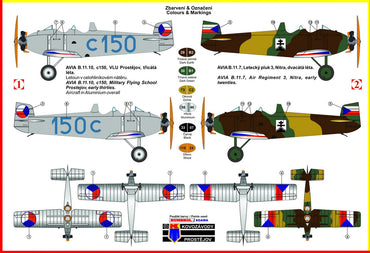 KP KPM7278 Avia B-11 Czechoslovak Liaison & Trainer 1:72