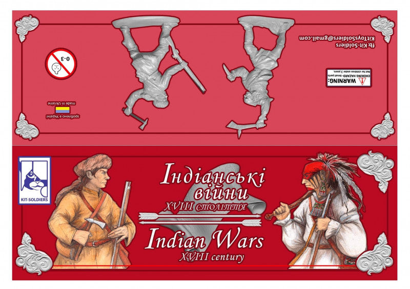 Kit-Soldiers KS32002 1:32 Indian Wars, XVIII century