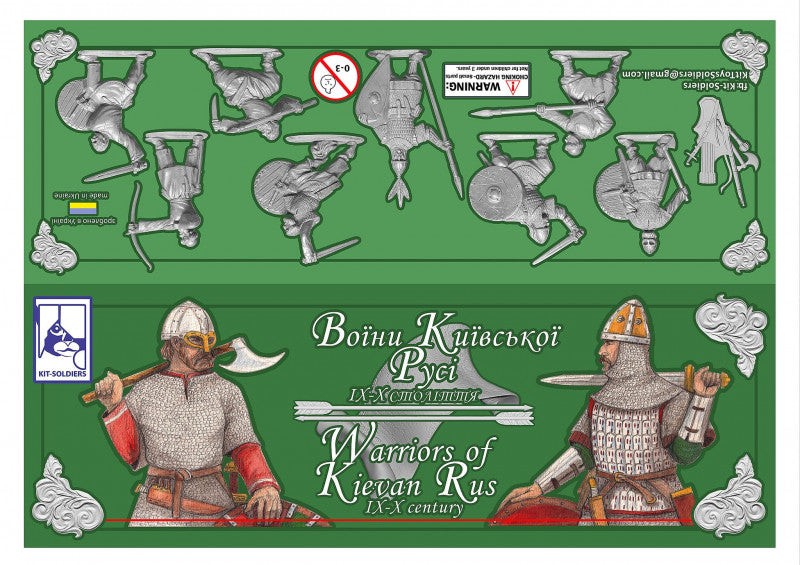 Kit-Soldiers KS32011 1:32 Warrios of Kyiv Rus, IX-X century
