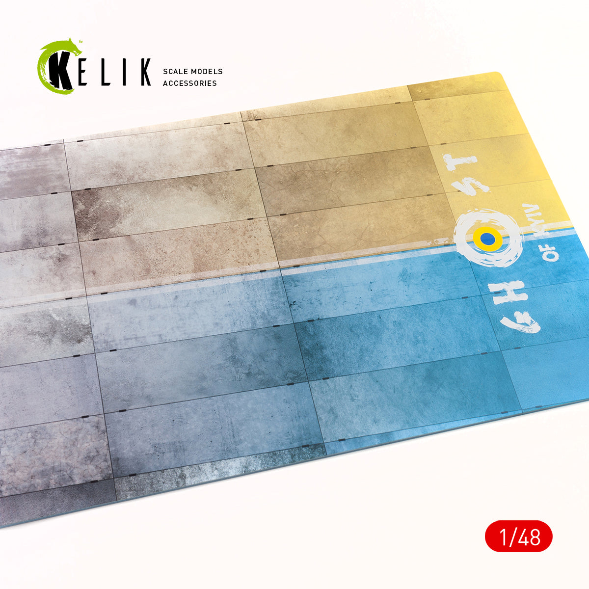 Kelik KS48003 1:48 Concrete plates Ghost of Kyiv Base