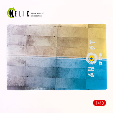 Kelik KS48003 1:48 Concrete plates Ghost of Kyiv Base