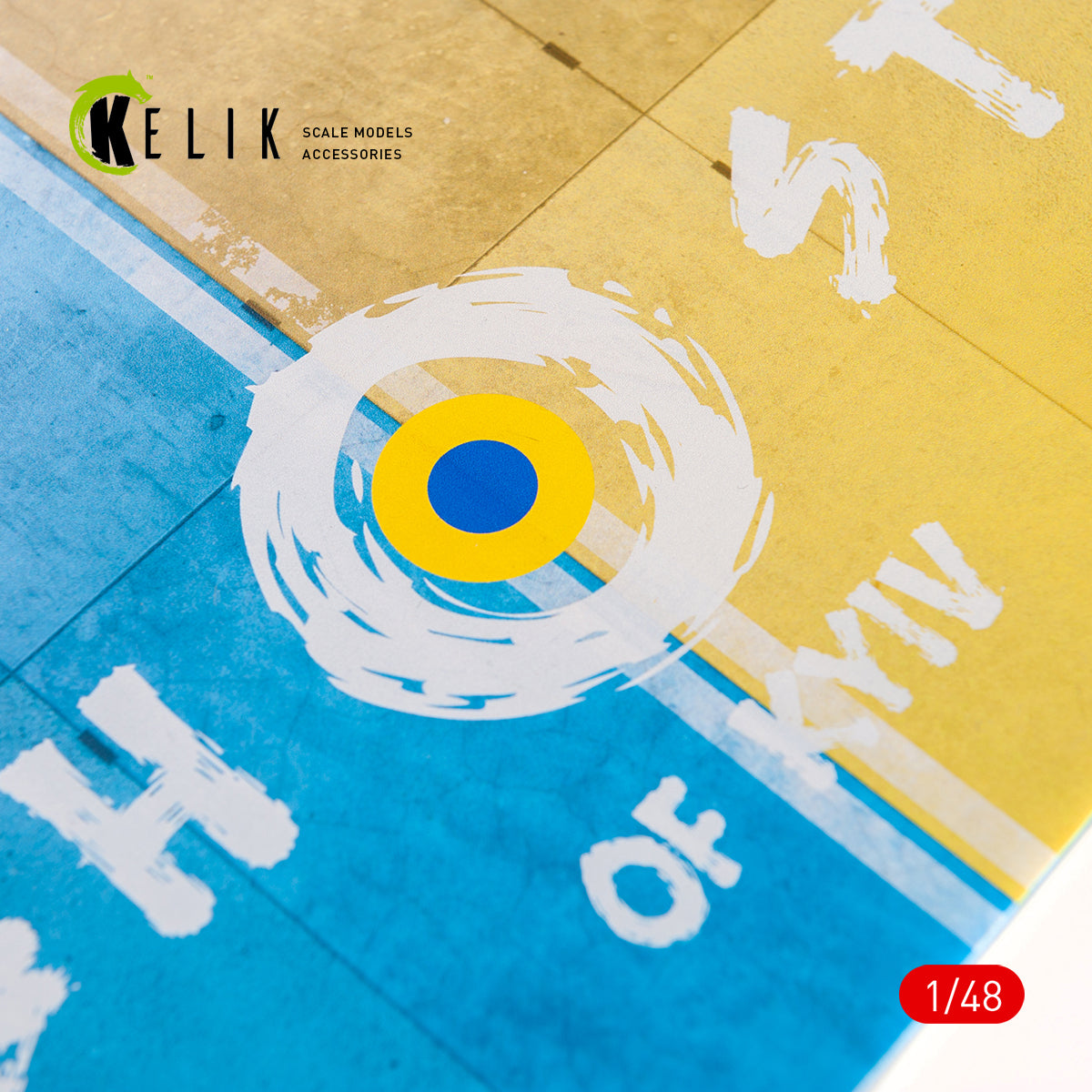 Kelik KS48003 1:48 Concrete plates Ghost of Kyiv Base