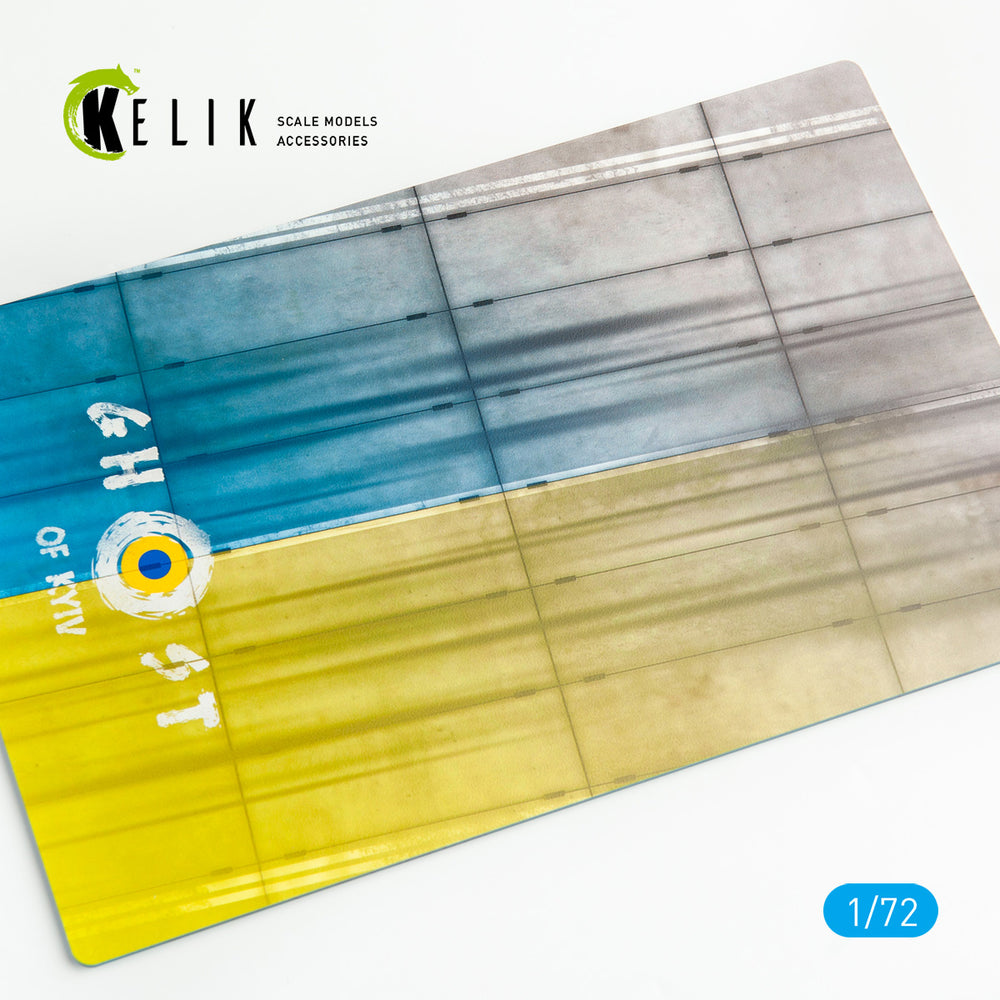 Kelik KS72003 1:72 Concrete plates Ukraine Ghost of Kyiv Base