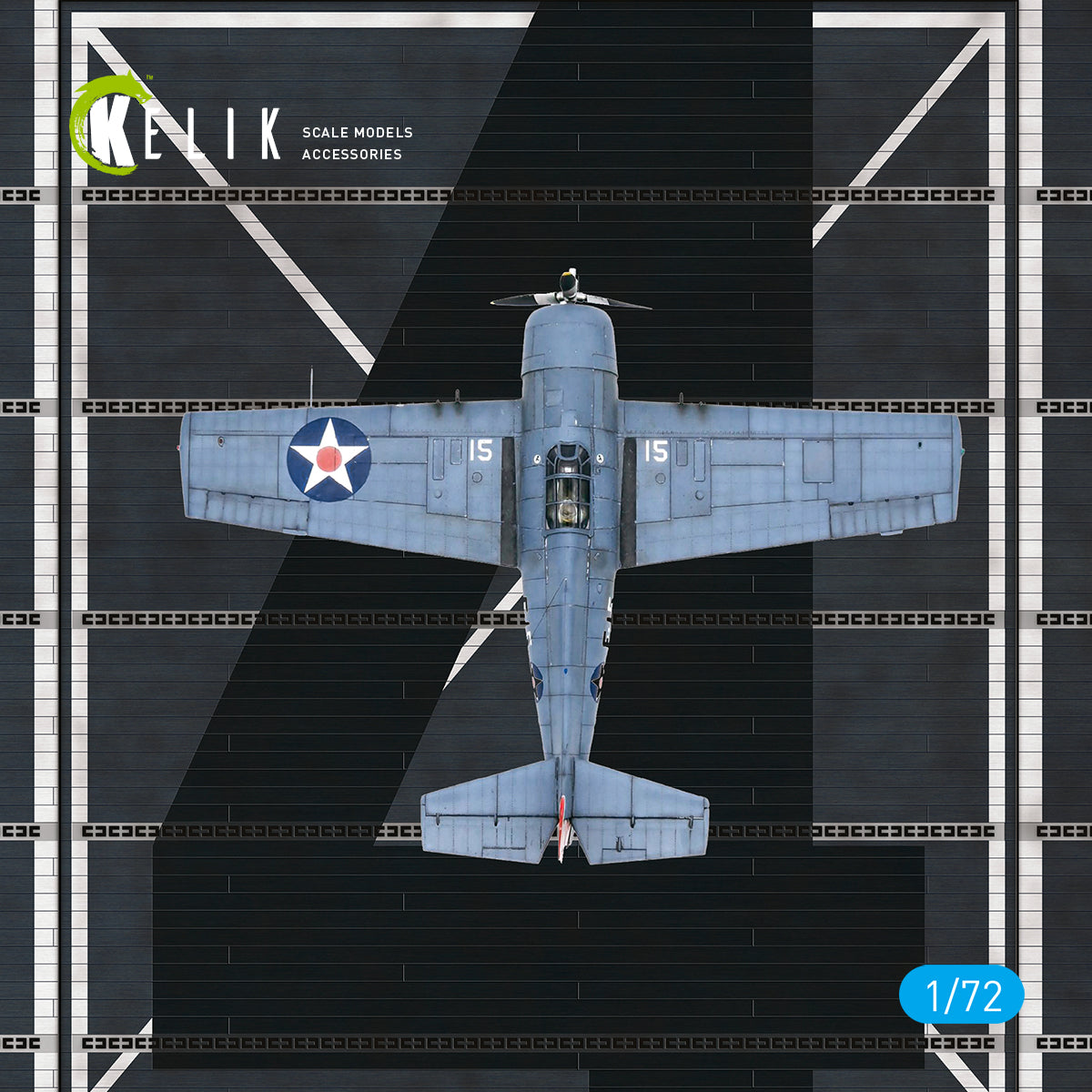 Kelik KS72056 1:72 USS Ranger 1943