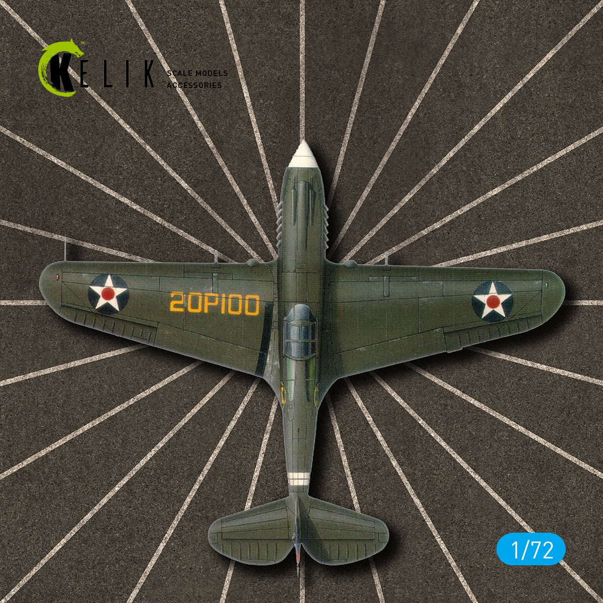 Kelik KS72058 1:72 Compass calibration circle