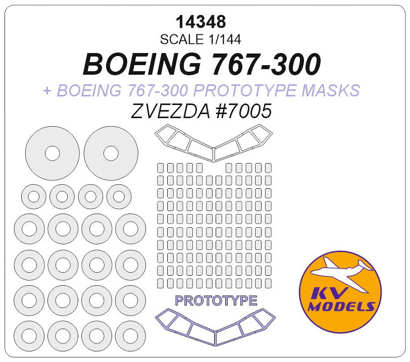 KV Models KV14348 1:144 Boeing 767+