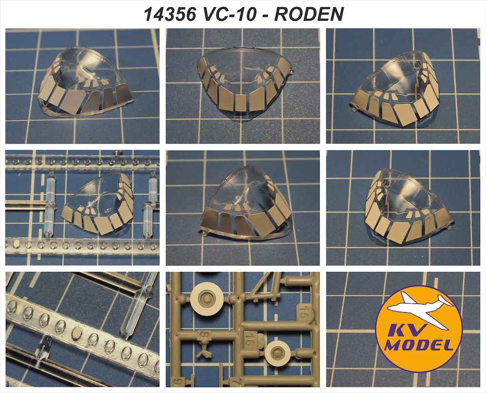 KV Models KV14356 Vickers VC-10 Type 1151-1170 Masks 1:144