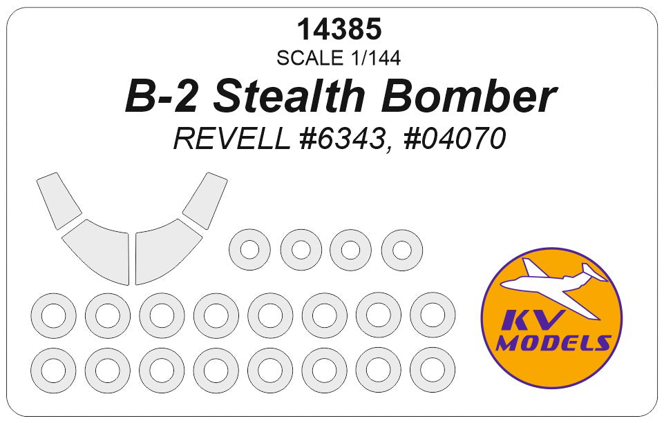 KV Models KV14385 1:144 Northrop B-2 'Spirit' Stealth bomber
