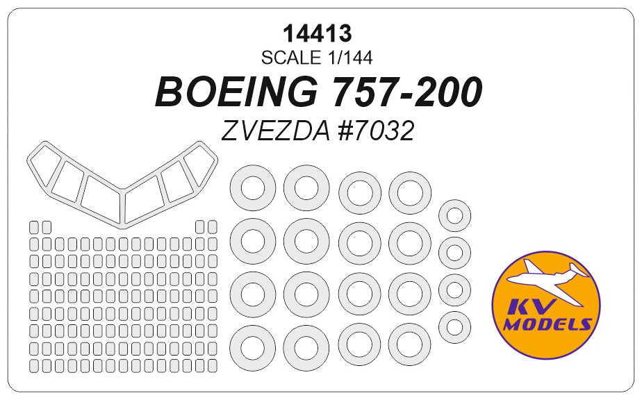 KV Models KV14413 1:144 Boeing 757-200