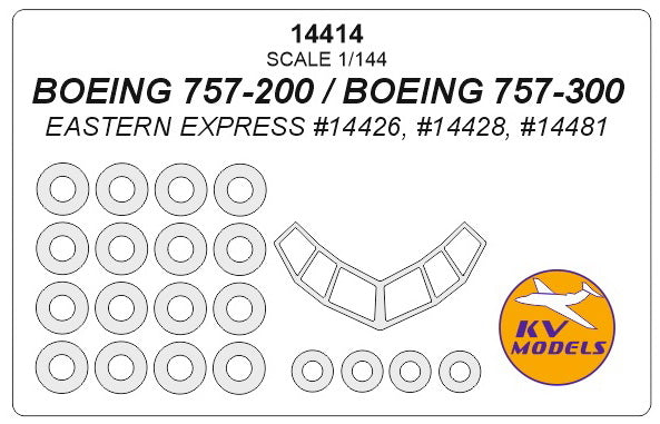 KV Models KV14414 1:144 Boeing 757-200 / Boeing 757-300