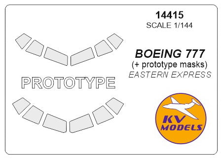 KV Models KV14415 1:144 Boeing 777-200 / Boeing 777-300 + Boeing 777
