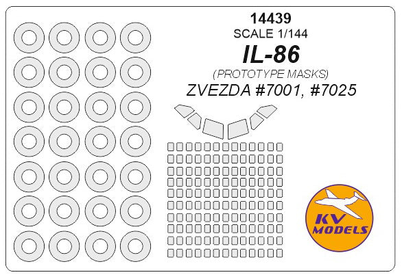 KV Models KV14439 1:144 Ilyushin IL-86