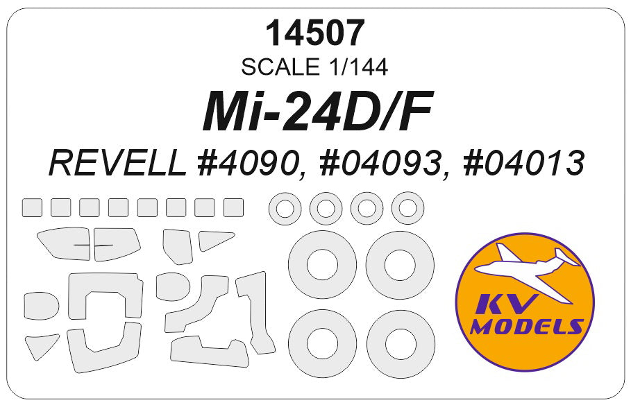 KV Models KV14507 1:144 Mil Mi-24D/F